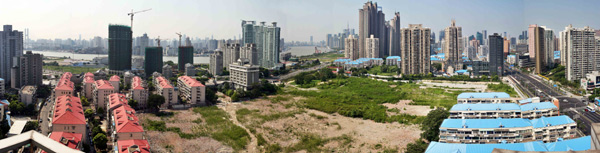 實(shí)拍上海新地王 樓面價(jià)超3.5萬(wàn)破國(guó)內(nèi)紀(jì)錄(組圖)