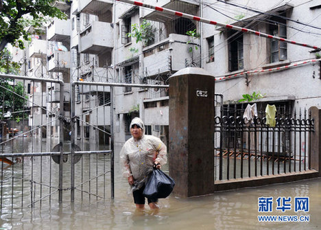 ?？冢撼掷m(xù)降雨造成嚴(yán)重內(nèi)澇(圖)