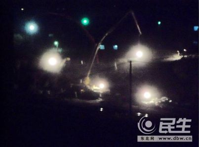 黑龍江雙鴨山一在建鐵路橋坍塌 無(wú)人員傷亡