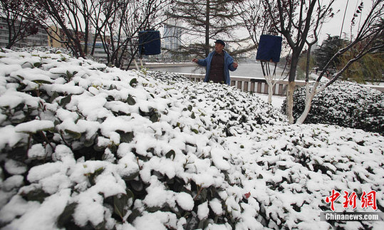 中國大部分地區(qū)普遍降溫 迎來降雪天氣