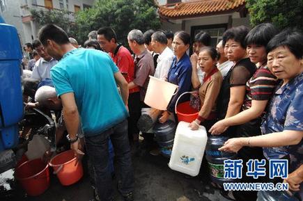 杭州余杭區(qū)水源受污染 部分地區(qū)供水停止、學校停課