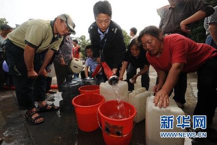 杭州余杭區(qū)水源受污染 部分地區(qū)供水停止、學(xué)校停課