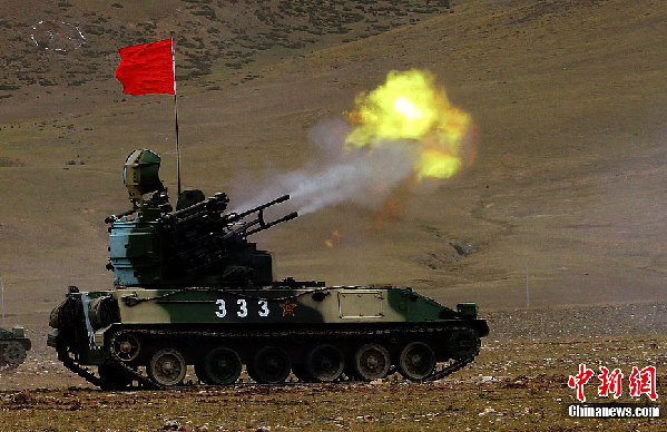 解放軍首次在高海拔高寒地區(qū)組織陸空聯(lián)合演習