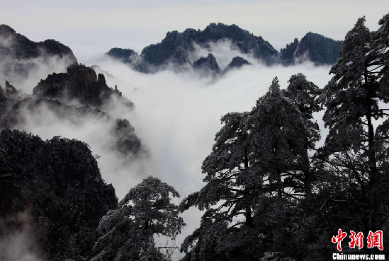 黃山迎來(lái)今冬首場(chǎng)降雪
