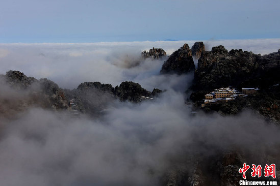 黃山迎來今冬首場(chǎng)降雪