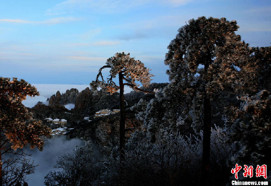 黃山迎來今冬首場(chǎng)降雪