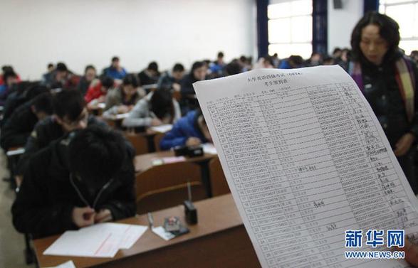 大學(xué)英語四、六級考試今開考 約926.7萬人報(bào)考