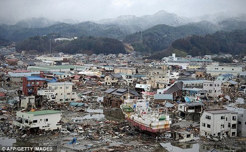 日本海嘯2500萬(wàn)噸殘骸或后年漂至北美(圖)