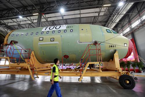 天津總裝第100架空客A320系列飛機(jī)將交付