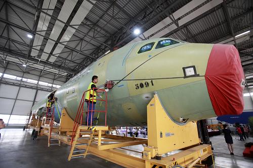 天津總裝第100架空客A320系列飛機(jī)將交付