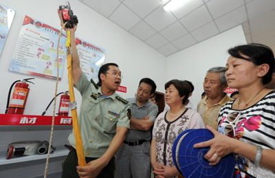 安徽省首個(gè)“社區(qū)消防體驗(yàn)展示館”亮相合肥