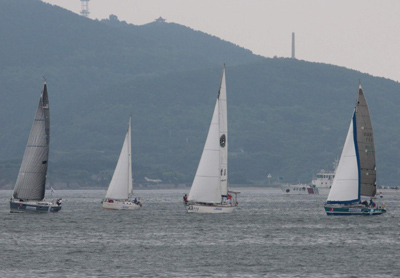 2012年亞太HOBIE級(jí)帆船錦標(biāo)賽在山東威海舉行