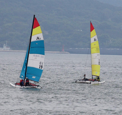 2012年亞太HOBIE級(jí)帆船錦標(biāo)賽在山東威海舉行