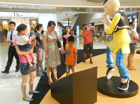 “香港原創(chuàng)漫畫人物巡禮”在杭州萬象城展出