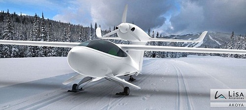法國航空公司推出三棲飛機(jī) 能滑水雪可折疊
