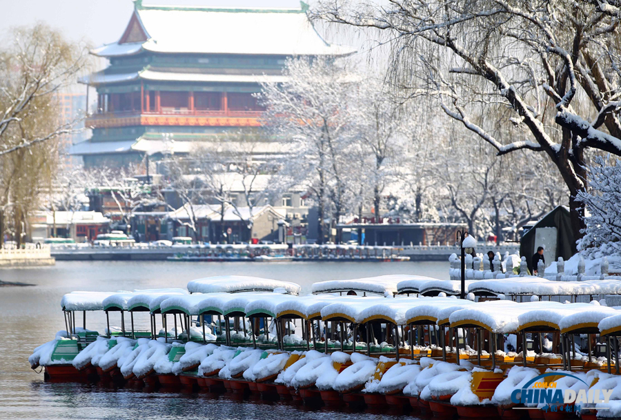中國日報直擊北京三月春雪