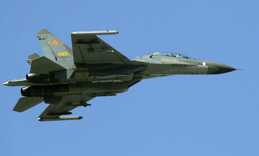 高清組圖：中國空軍蘇-27UBK型戰(zhàn)斗教練機