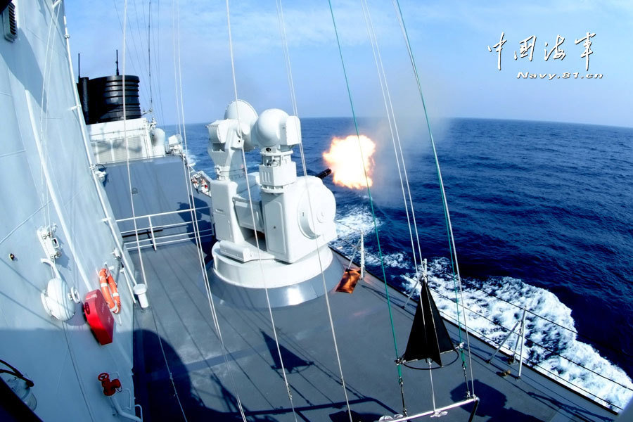組圖：南海艦隊大規(guī)模實彈演習 主力艦盡出