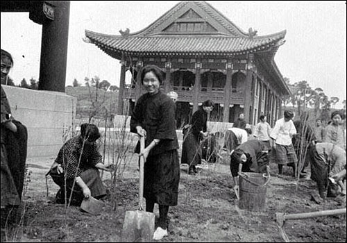 民國時(shí)期金陵美女的大學(xué)舊照（組圖）