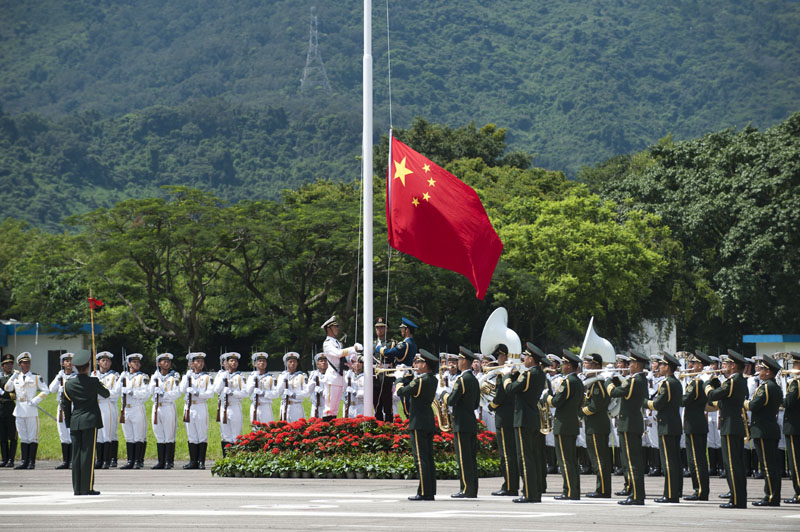 高清：駐港部隊(duì)舉行“軍營(yíng)開(kāi)放日”活動(dòng)