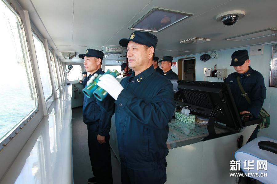 氣勢逼人！中國海軍艦艇編隊在日本海練編隊運動