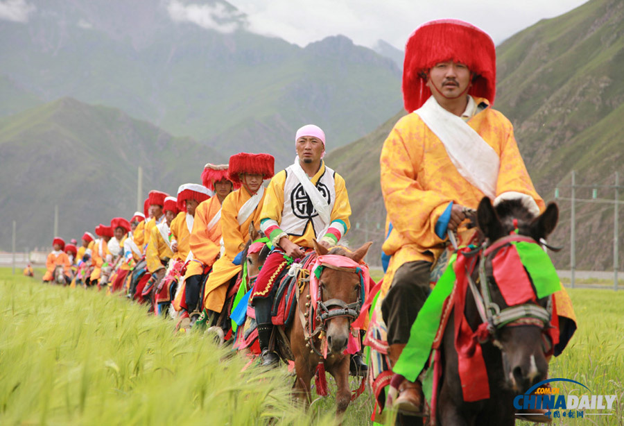 西藏農(nóng)村最熱鬧的節(jié)日之一——望果節(jié)