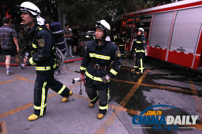 北京武警交通指揮部大樓空調(diào)爆炸引發(fā)火災(zāi)