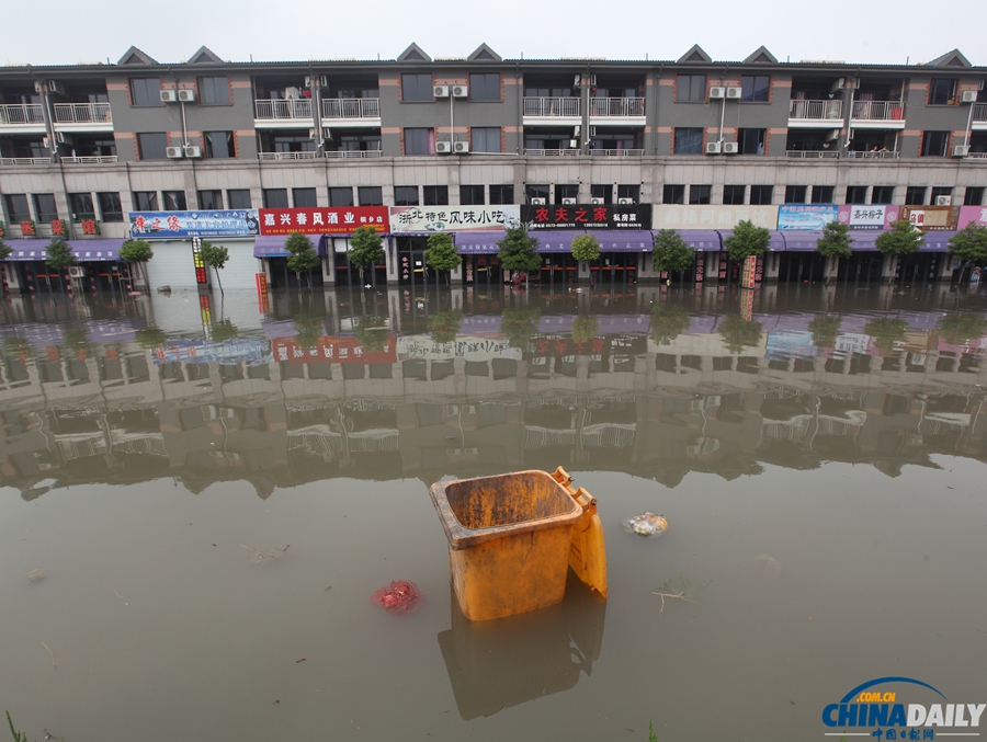 浙江桐鄉(xiāng)：臺風(fēng)“菲特”過境 水災(zāi)嚴(yán)重
