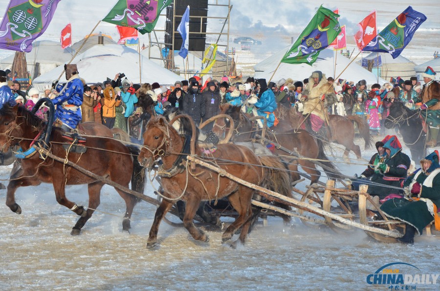 內(nèi)蒙古舉辦冰雪那達慕