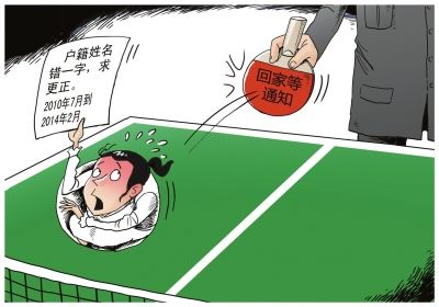 京華時(shí)報(bào)：改名難（漫畫(huà)）
