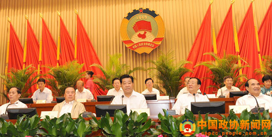 政協(xié)十一屆常委會(huì)舉辦第十次學(xué)習(xí)講座 賈慶林主持