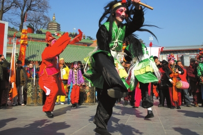 八大處祈福廟會(huì)初一迎客
