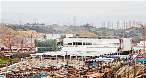 重慶北站擴(kuò)建工程有序推進(jìn)