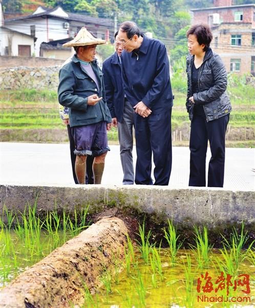 福建省委書記尤權(quán)問春耕 老農(nóng)：“這人挺內(nèi)行”
