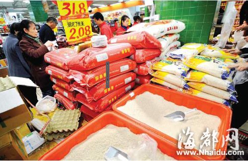 江西大米在廣東被查出鎘超標 約占福州市場25%