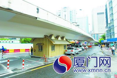 我市首座跨線橋文園橋暑期大修 已經(jīng)