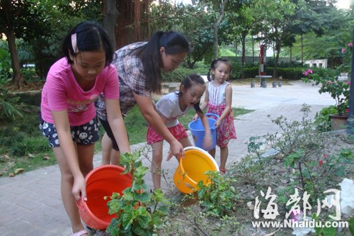 福州市民響應(yīng)“一桶水”行動(dòng) 千人接力護(hù)綠