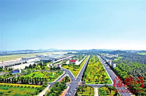 福州機(jī)場進(jìn)場路竣工投用 “省門第一路”很生態(tài)