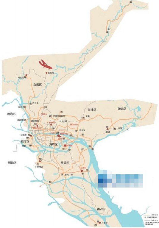 廣州未來十年中擬規(guī)劃新建16條地鐵線路