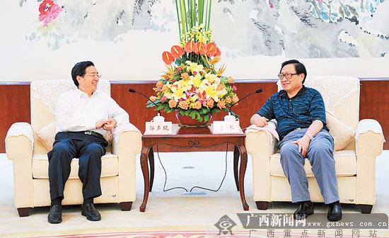 華建敏蒞臨指導(dǎo)第六屆泛北論壇 郭聲琨馬飚拜會