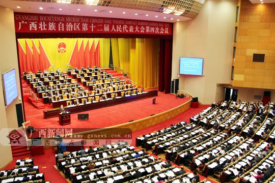 自治區(qū)十二屆人大四次會議舉行第二次全體會議