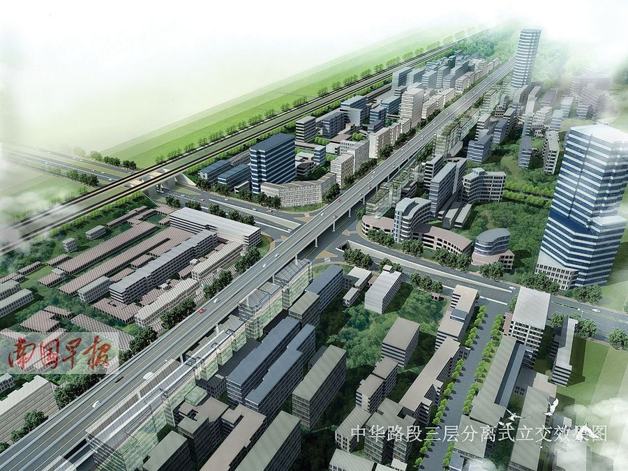 南寧民主園湖路口開始半封閉 快速路正有序推進(jìn)