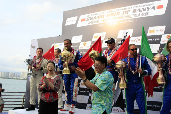 2013賽季CLASS1世錦賽三亞首日決戰(zhàn) 維多利亞隊奪冠