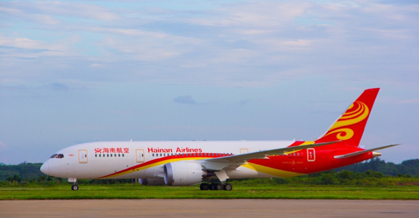 喜迎787、737抵瓊 海航機隊規(guī)模提速