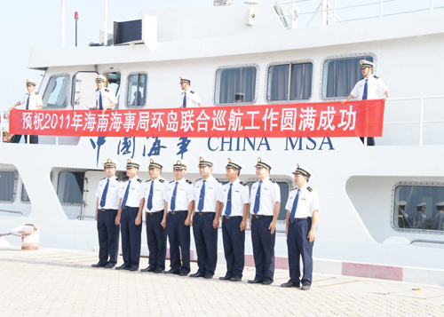海南各海事局開展環(huán)島聯(lián)合巡航確保水上交通安全