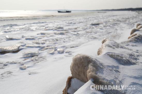 這個(gè)冬天，秦皇島海岸現(xiàn)“冰海”奇觀