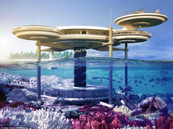 迪拜水下酒店建設(shè)藍圖曝光 外形酷似太空飛船