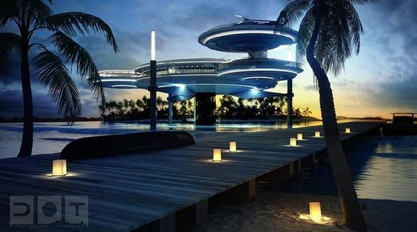 迪拜水下酒店建設(shè)藍(lán)圖曝光 外形酷似太空飛船