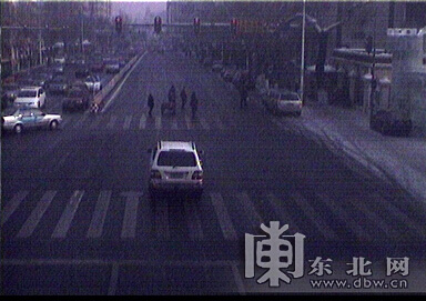 哈爾濱市一女司機駕駛套牌車連續(xù)闖紅燈 交警夜查被抓現行