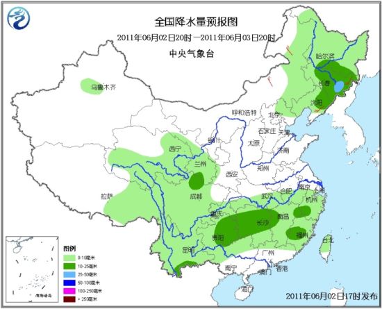 未來(lái)三天長(zhǎng)江中下游干旱地區(qū)將有降雨 局地有暴雨